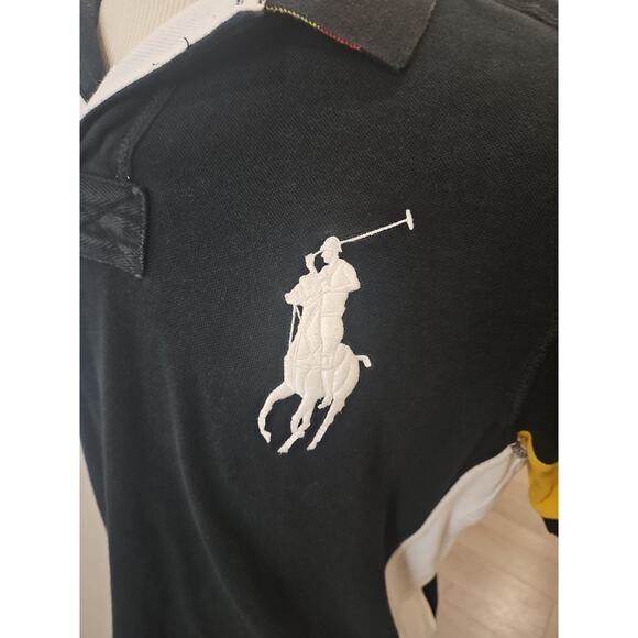 Polo Ralph Lauren Germany #9 Vintage Polo Shirt Chief Keef Big Pony PRL Size XL - Picture 3 of 11